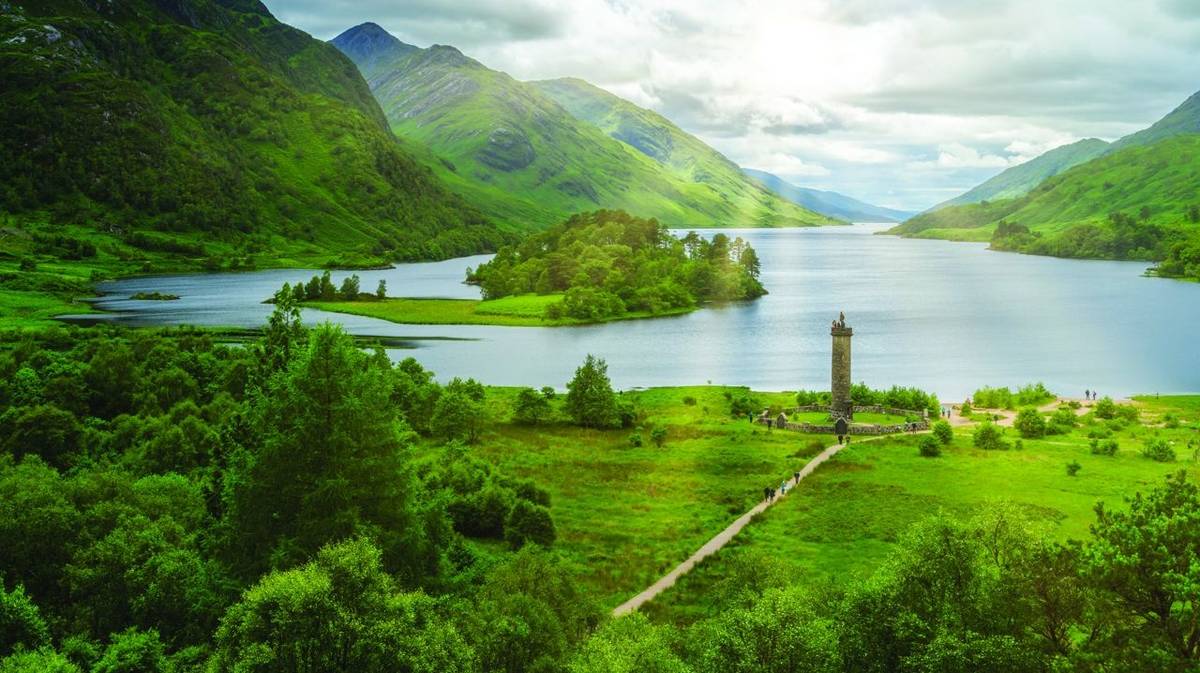 A view of ancient ruins high in the South American highlands